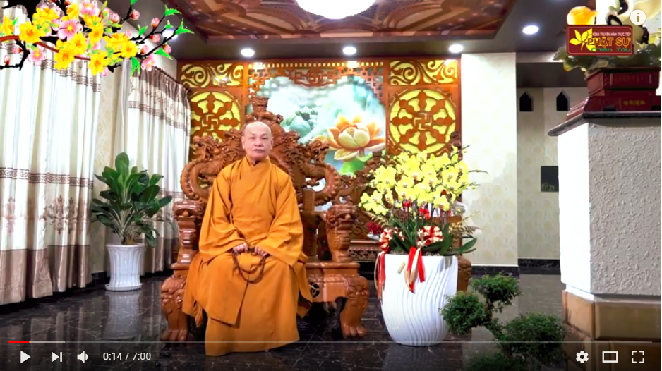 LỜI CHÚC TẾT MỪNG XUÂN MẬU TUẤT  của Đức trưởng lão Hòa Thượng Thích Thiện Nhơn – Chủ Tịch GHPGVN