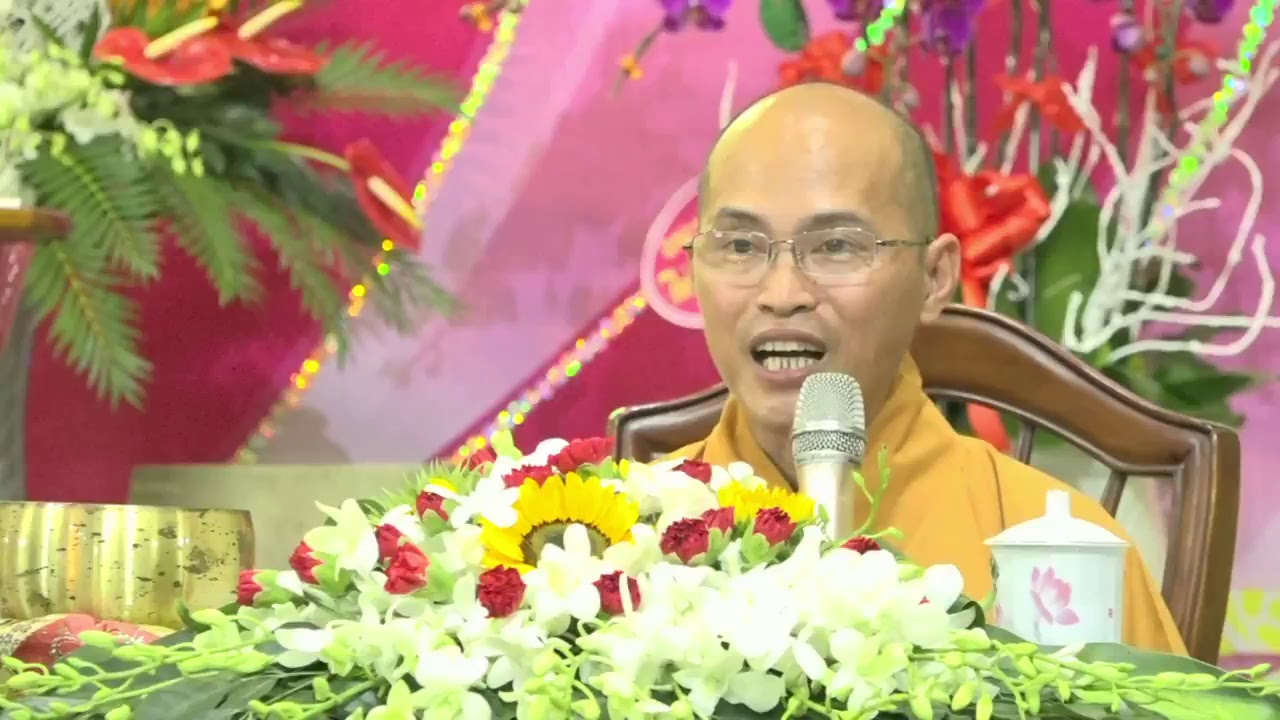 ĐẠI ĐỨC THÍCH LỆ TRÍ GIẢNG TẠI LỄ ĐÀI PHẬT ĐẢN BTS.GHPGVN TỈNH LONG AN. PL:2562- DL:2018