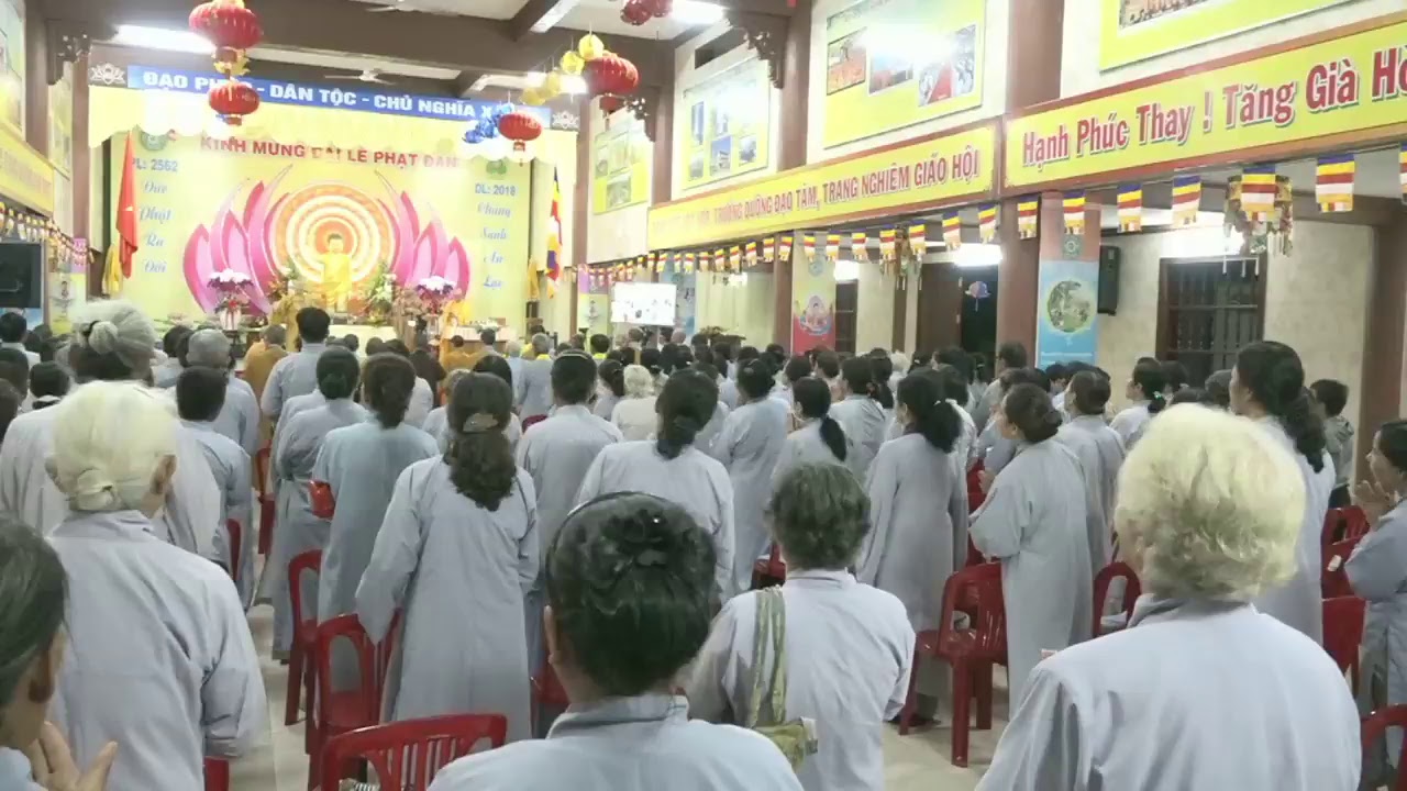 HT. THÍCH TẤN ĐẠT THUYẾT GIẢNG TẠI LỄ ĐÀI PHẬT ĐẢN BTS GHPG TỈNH LONG AN