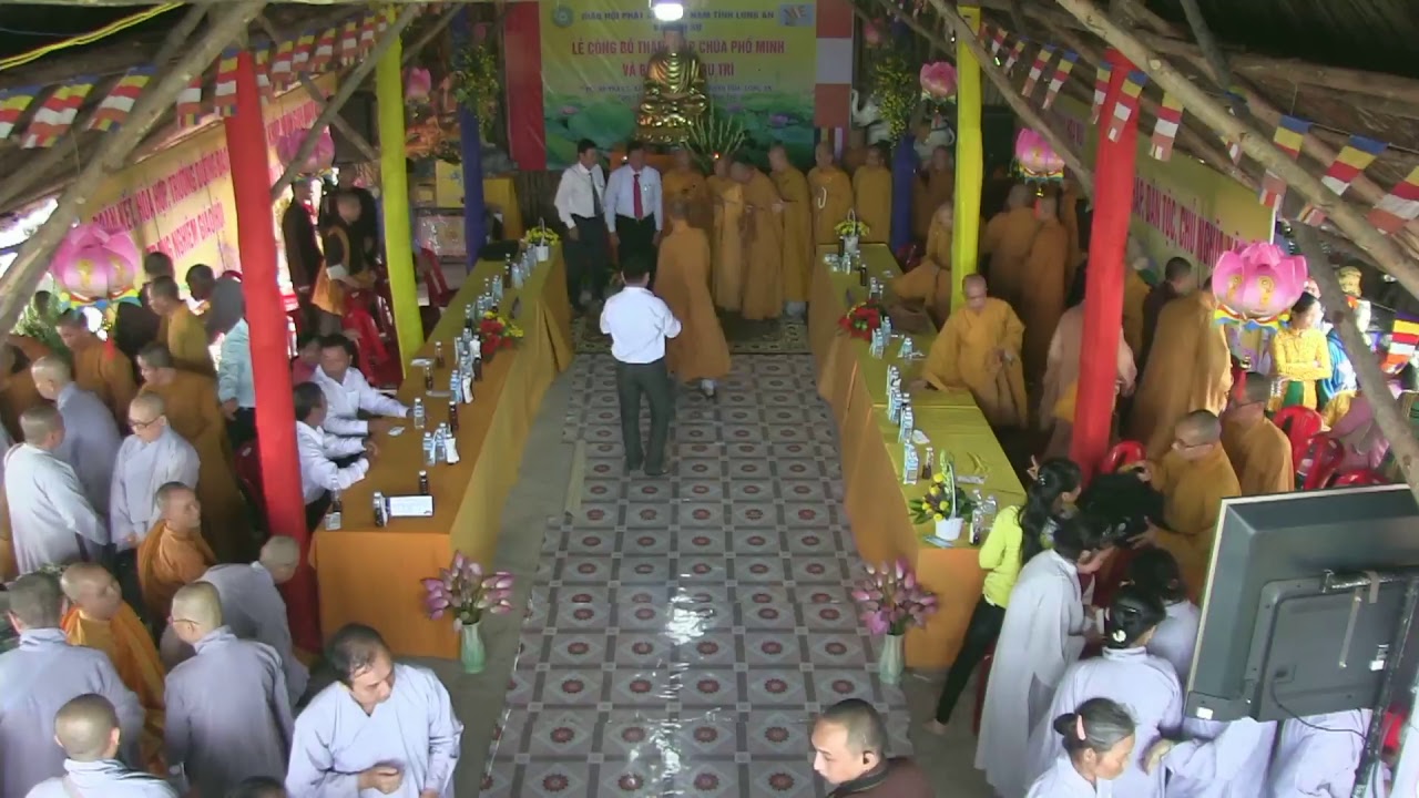 LỄ CÔNG BỐ QUYẾT ĐỊNH THÀNH LẬP VÀ BỔ NHIỆM CHÙA PHỔ MINH