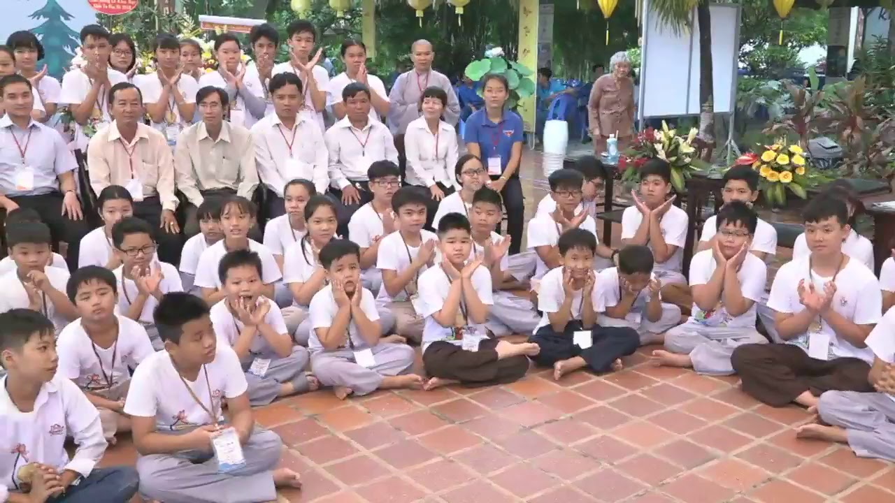 KHAI MẠC KHÓA TU MÙA HÈ “PHẬT ƠI NGÀI GỌI CON” TẠI CHÙA PHÁP MÔN XÃ TÂN KIM, H.CẦN GIUỘC, T. LONG AN