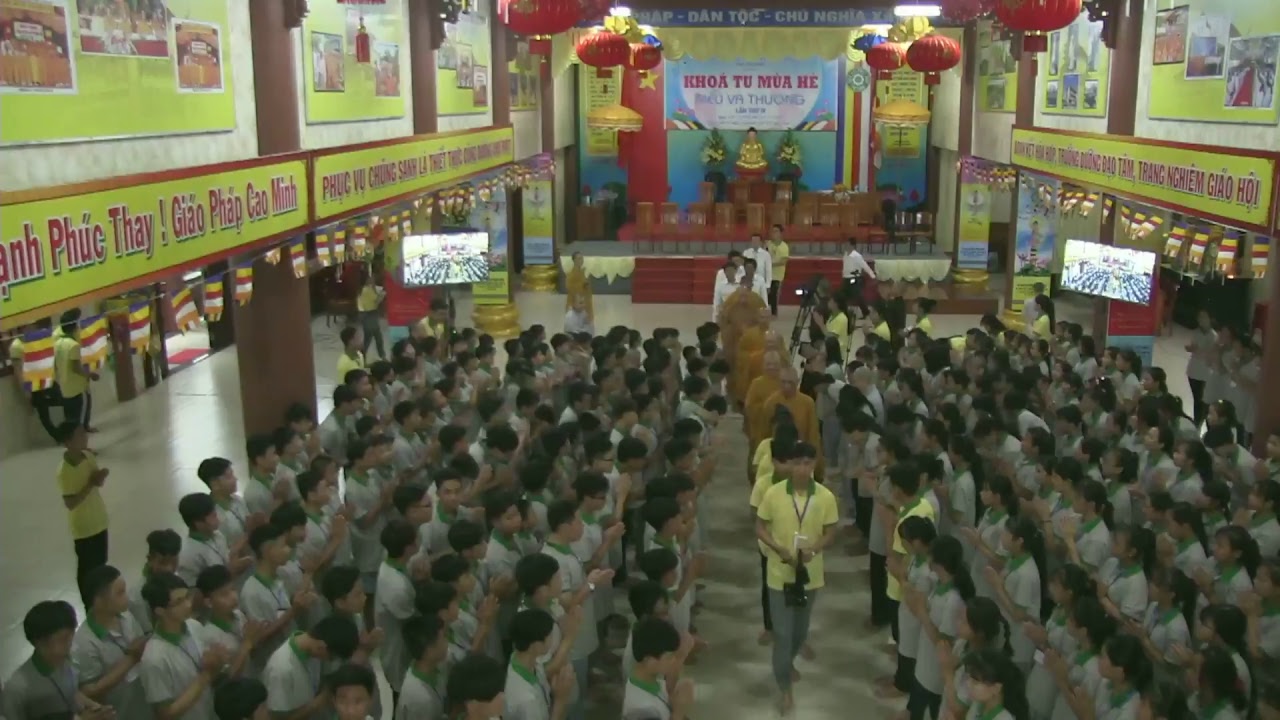 Long An Khai mạc khóa tu mùa hè ” Hiểu và Thương” lần thứ 4