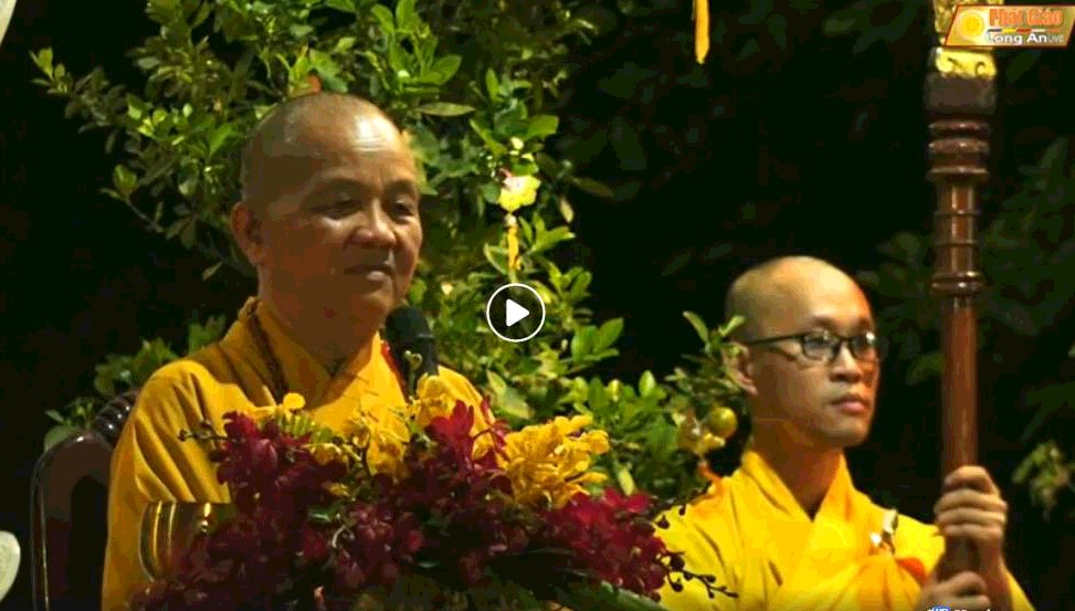 HT. Minh Thiện giảng tại chùa Phước Long