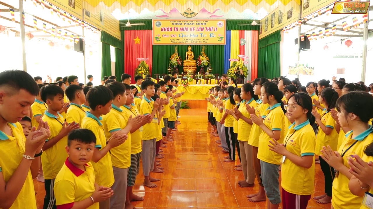LỄ BẾ MẠC KHÓA TU MÙA HÈ “ GIEO HẠT TỪ BI” NĂM 2019