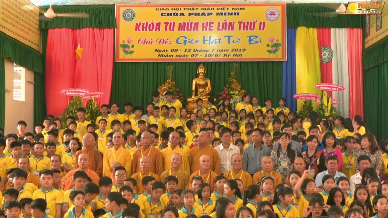 KHAI MẠC KHÓA TU MÙA HÈ “ GIEO HẠT TỪ BI” NĂM 2019