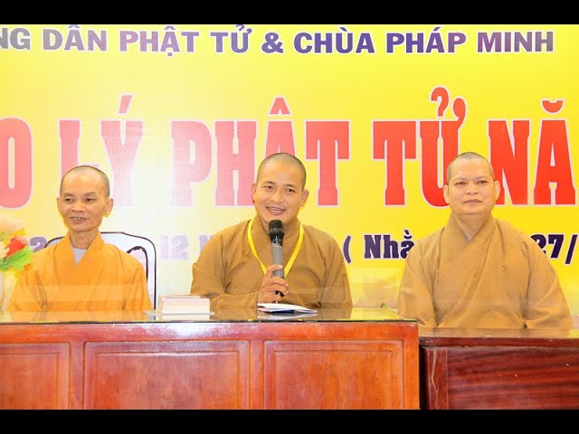 Hội thi giáo lý dành cho Phật tử tại chùa Pháp Minh, huyện Đức Hoà, tỉnh Long An