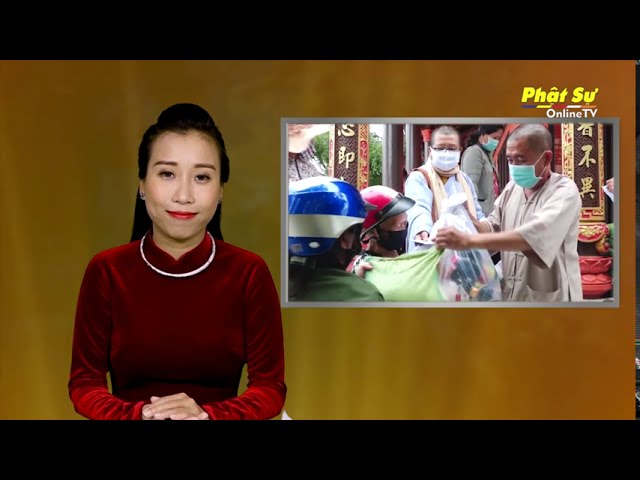 Thủ Thừa: Ban Trị sự huyện phát quà cho bà con có hoàn cảnh khó khăn trong mùa dịch Covid 19