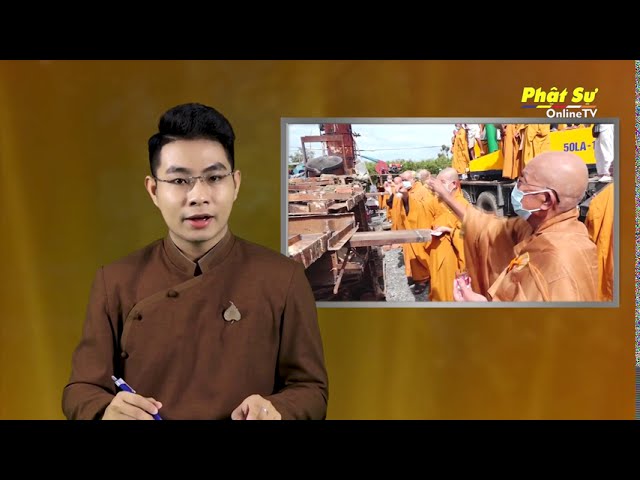 Long An: Chùa Phổ Minh huyện Thạnh Hoá Rót đồng tôn tạo Kim thân Đức Phật Thích Ca Mâu Ni