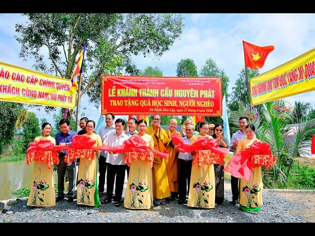 Long An: Huyện Tân Thạnh khánh thành cầu Nguyên Phát
