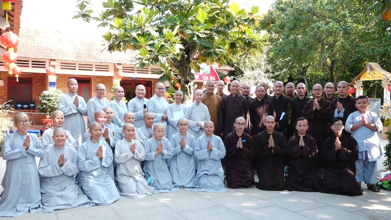 Long An: Lớp sơ cấp Phật học chùa Pháp Minh tổng kết năm học thứ I & Mừng ngày Nhà giáo Việt Nam 20 -11