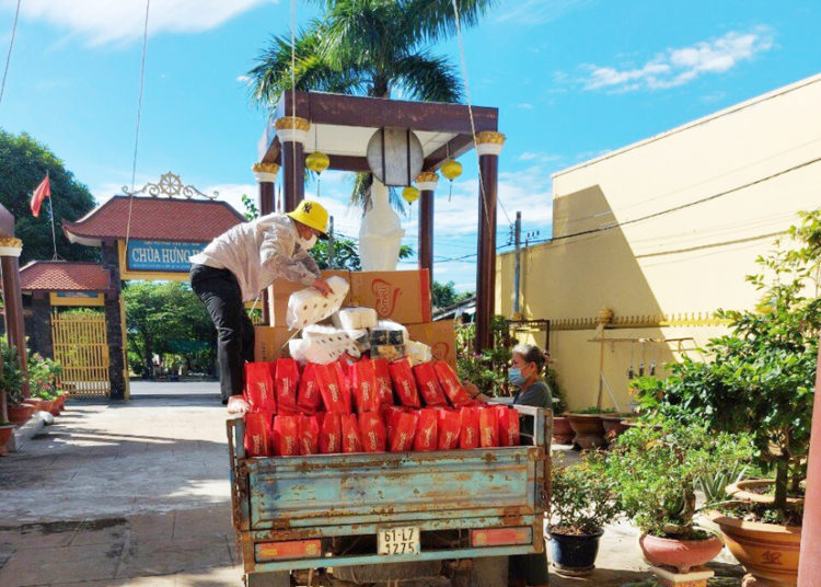 Cần Đước: Ban Trị sự GHPGVN huyện chung tay phòng chống đại dịch covid 19.