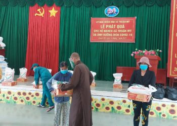 Phật Giáo Long An hỗ trợ bà con Châu Thành trong mùa dịch Covid