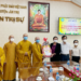 Phật Giáo huyện Tân Trụ đón tiếp phái đoàn của UBMTTVN tỉnh Long An viếng thăm