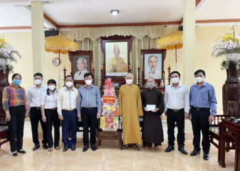 Ban Tôn Giáo Chính phủ và UBTWMTTQVN  thăm Ban Trị sự  GHPGVN tỉnh Long An