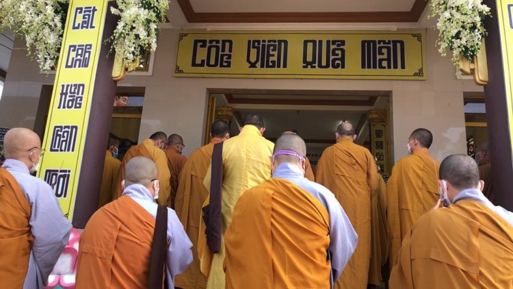 Các phái đoàn viếng tang cố Ni trưởng Thích nữ Tắc Nhụy