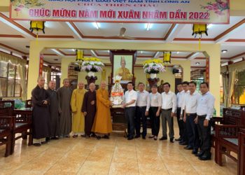 Lãnh đạo tỉnh Long An chúc Tết Ban Trị sự Phật giáo tỉnh