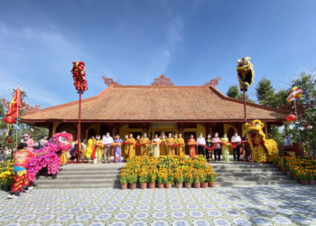 Huyện Châu Thành: Chùa Trung Thuận trang nghiêm tổ chức lễ Lạc thành An vị Phật Tạ ân Tam Bảo