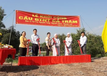 THẠNH HÓA: KHỞI CÔNG XÂY CẦU GIAO THÔNG NÔNG THÔN CẢ TRÂM