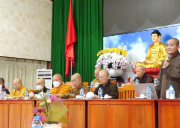 Phật giáo tỉnh Long An họp triển khai Phật đản và An cư Kiết hạ PL 2566