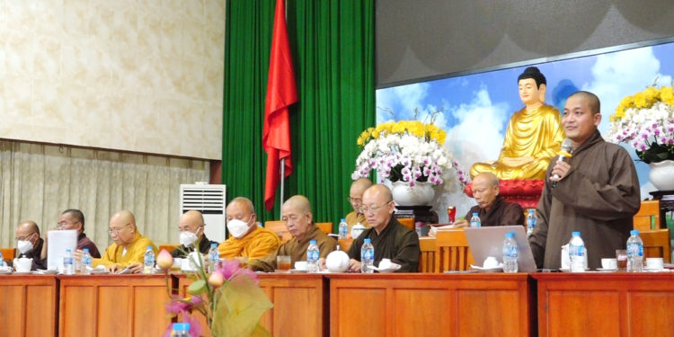 Phật giáo tỉnh Long An họp triển khai Phật đản và An cư Kiết hạ PL 2566