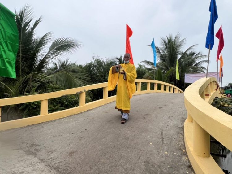 Đức Hòa: Lễ khánh thành cầu Báo Ân (Thổ Định)  tại thị trấn Hiệp Hòa chào mừng Đại lễ Phật đản PL 2566