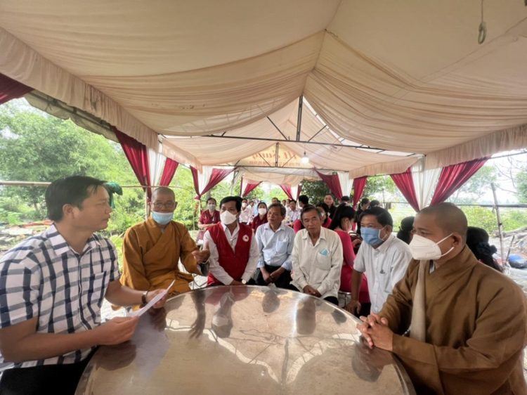 Đức Hòa: Lễ khánh thành cầu Báo Ân (Thổ Định)  tại thị trấn Hiệp Hòa chào mừng Đại lễ Phật đản PL 2566