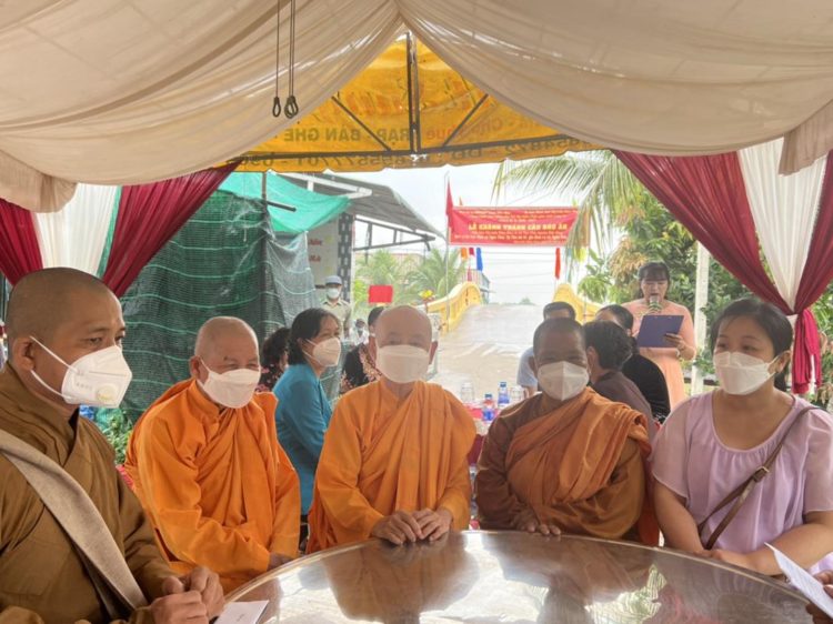 Đức Hòa: Lễ khánh thành cầu Báo Ân (Thổ Định)  tại thị trấn Hiệp Hòa chào mừng Đại lễ Phật đản PL 2566