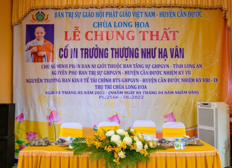 Cần Đước: Lễ Chung thất Ni trưởng Thích Nữ Như Vân