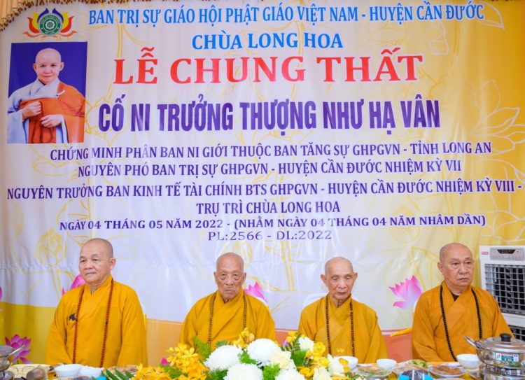 Cần Đước: Lễ Chung thất Ni trưởng Thích Nữ Như Vân