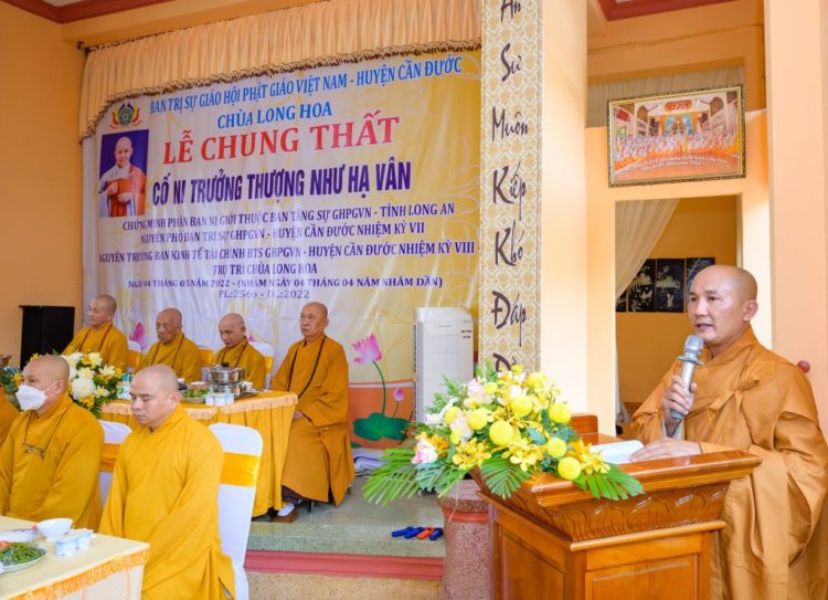 Cần Đước: Lễ Chung thất Ni trưởng Thích Nữ Như Vân