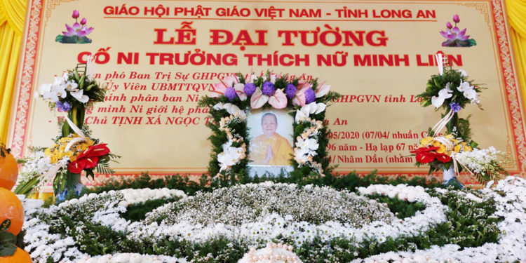 Long An: Tịnh Xá Ngọc Tâm trang trọng tổ chức lễ Đại Tường cố Ni Trưởng Thích Nữ Minh Liên