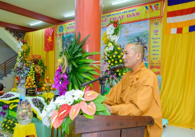 Cần Đước: Ban Trị sự Phật giáo huyện trang nghiêm tổ chức Đại lễ Phật đản Pl: 2566