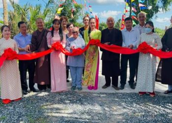 Bến Lức Ban Trị sự Phật giáo huyện Khánh thành cầu Lục Hòa 2 