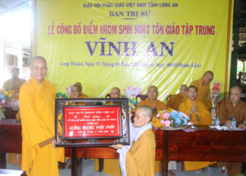 Thủ Thừa: Công Bố Điểm Nhóm Sinh Hoạt Tôn Giáo Tập  Trung Vĩnh An