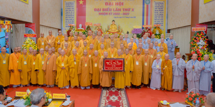 Hòa thượng Thích Minh Thiện tái nhiệm Trưởng Ban Trị sự Phật giáo tỉnh Long An, nhiệm kỳ 2022 – 2027