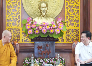 Tân Ban Trị Sự Phật giáo tỉnh Long An thăm lãnh đạo tỉnh