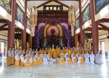 Phật giáo huyện Đức Hòa, Tăng Ni sinh khóa VIII TCPH Long An khánh tuế chư tôn đức giáo phẩm tỉnh nhà