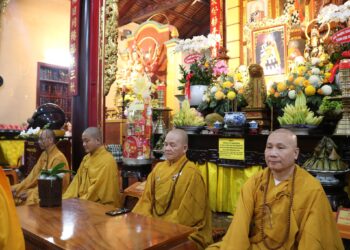 Đức Hòa: Hòa thượng Thích Minh Thiện thuyết giảng tại chùa Linh Nguyên nhân Giỗ tổ Minh Phương – Chơn Hương