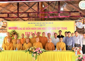 Đức Huệ: Công bố quyết định thành lập điểm nhóm sinh hoạt tôn giáo tập trung Pháp Hòa