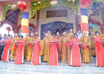 Huyện Tân Thạnh, Khánh thành Chùa Thiền Tông sau 9 năm xây dựng