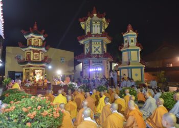 Đức Hòa: Hạ trường Linh Nguyên tưởng niệm Cố Hòa thượng Thích Thiện Phúc.