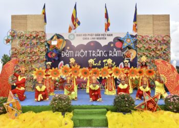 Đức Hòa: Tổ đình Linh Nguyên tổ chức Đêm hội Trăng rằm năm 2022