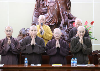 Ban Trị sự GHPGVN tỉnh Long An họp tổng kết Phật sự tháng 8 và triển khai Phật sự tháng 9 năm 2022