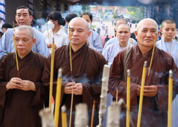 Đại diện Giáo hội Phật giáo tỉnh Long An tham dự lễ tưởng niệm 154 năm ngày hy sinh của Anh hùng Dân tộc Nguyễn Trung Trực