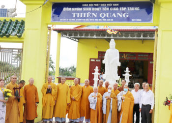 Đức Huệ: Công bố quyết định điểm nhóm sinh hoạt Tôn giáo tập trung Thiên Quang