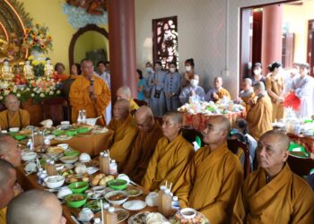 Đức Hòa: Tịnh thất An Tâm, xã Mỹ Hạnh Nam chú nguyện đúc đại hồng chung