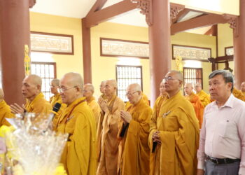 Phật giáo Long An tưởng niệm Đức Phật hoàng Trần Nhân Tông tại chùa Thiên Châu