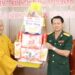 Giáo hội Phật giáo tỉnh Long An thăm chúc mừng ngày thành lập Quân đội Nhân dân Việt Nam