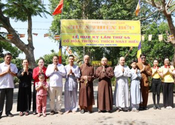 Chùa Thiền Bửu tổ chức lễ húy nhật kỷ niệm 44 năm cố Hòa thượng Thích Nhật Hiếu viên tịch