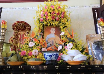 Tân An: Lễ Húy kỵ Ni trưởng Thích nữ Như Thanh tại chùa Bồ Đề